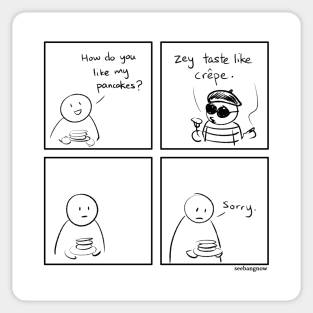 Creppy comic Sticker